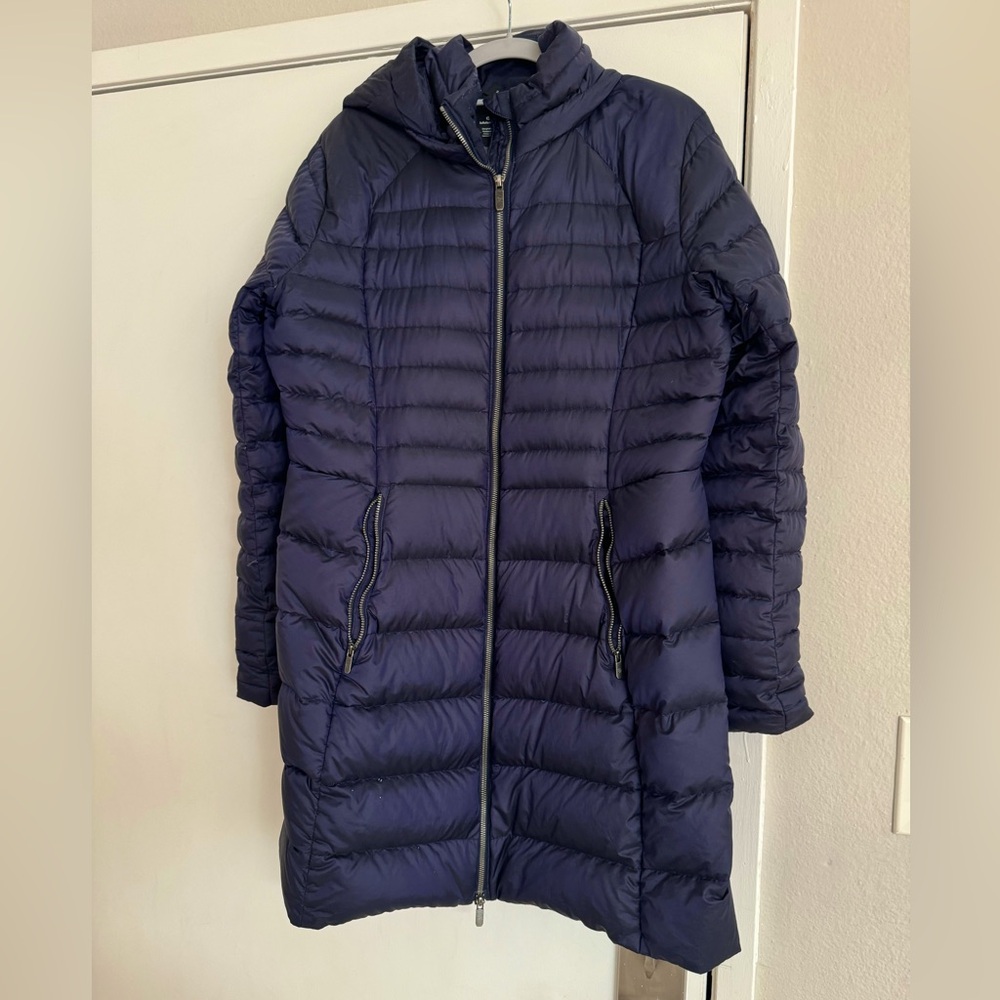 Navy Lululemon winter puffer jacket size 12